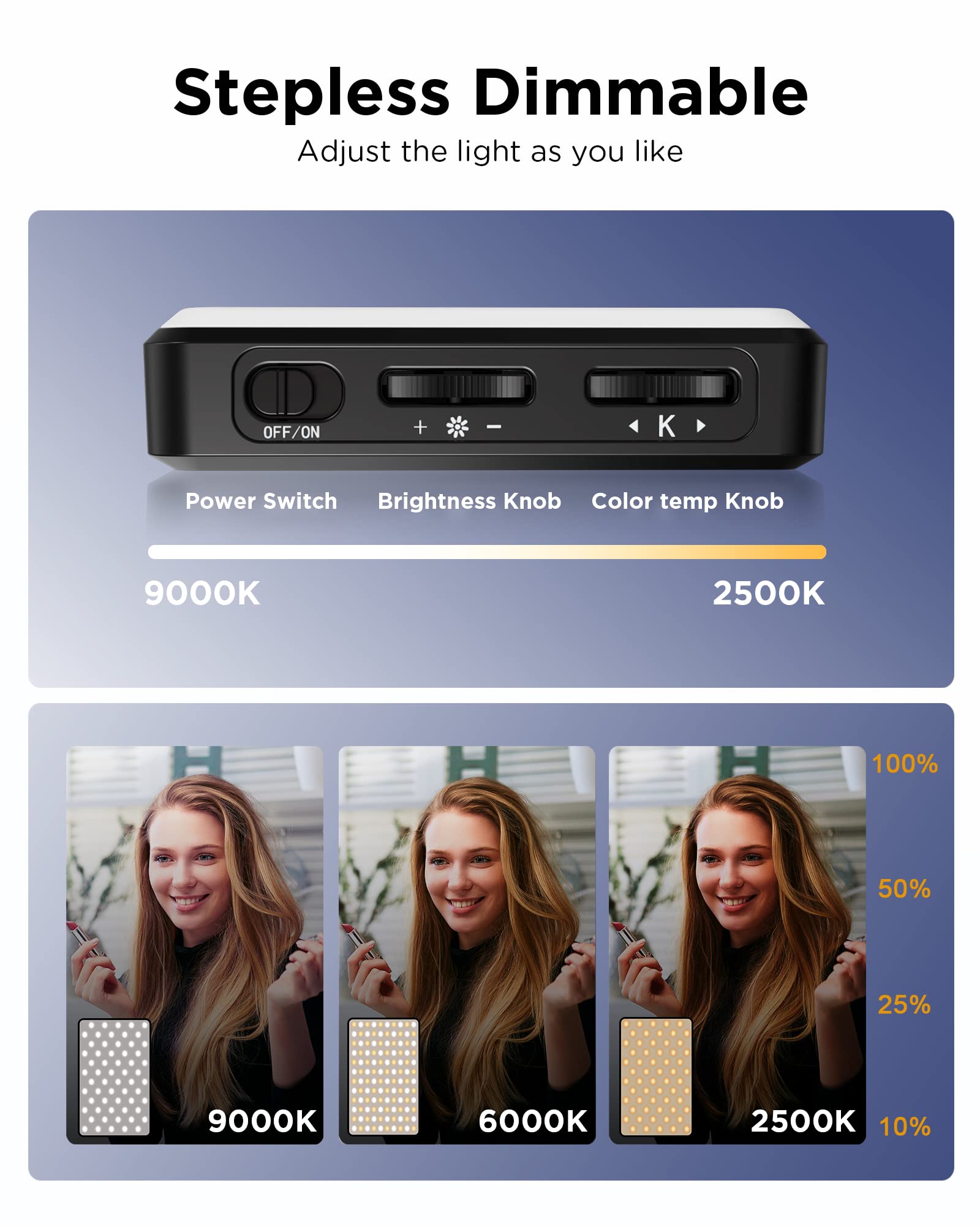LED Selfie Light 3000Mah 120 L - Photography Lighting Overhead ulasan dan harga