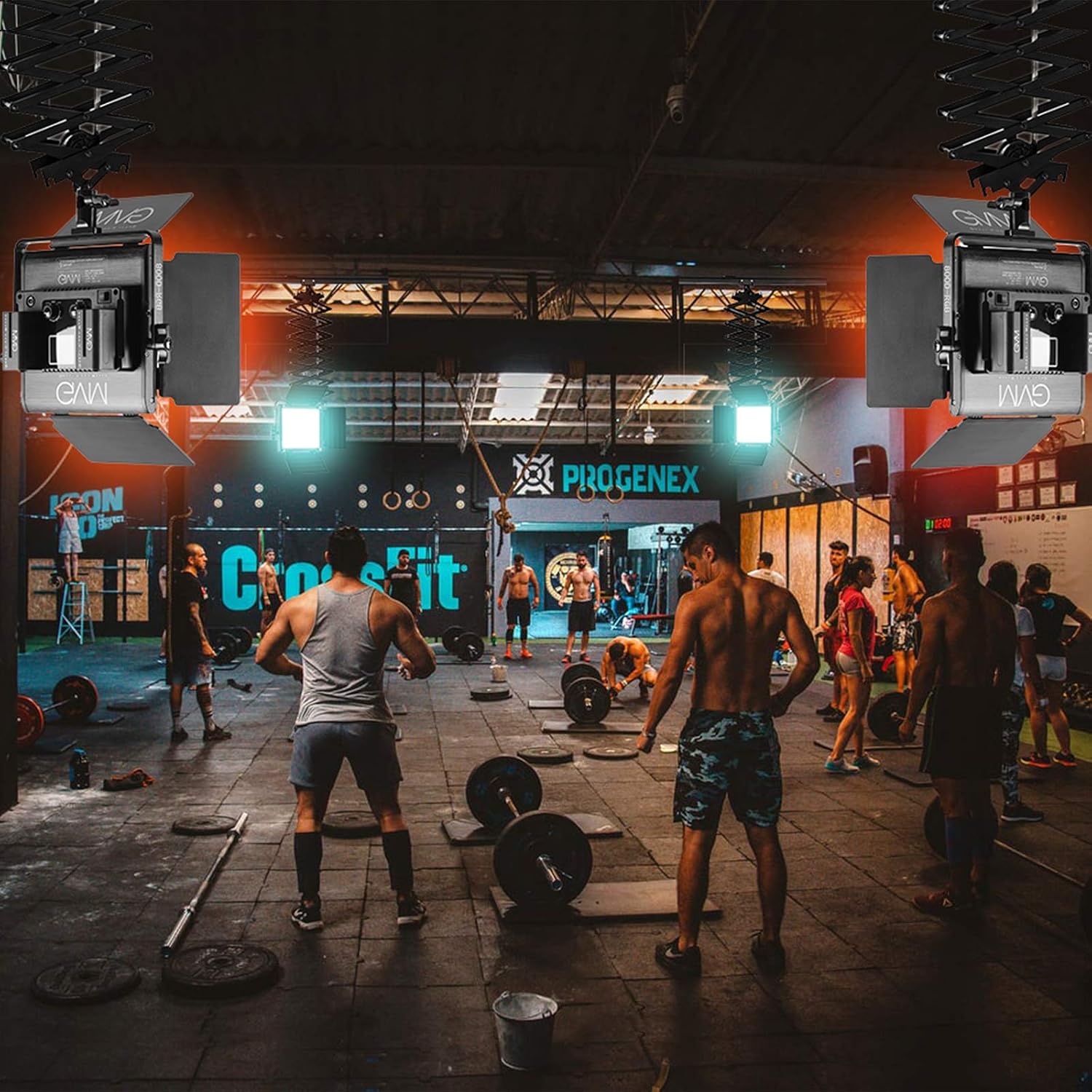 RGB LED Panel Video Light with - Photography Video Lighting Kit ulasan dan harga