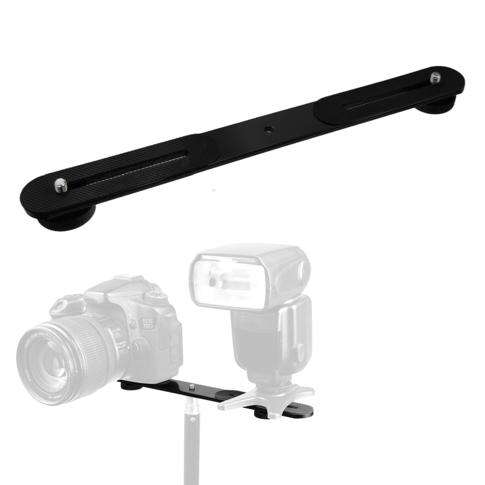Dual Flash Bracket 1/4'' Screw - Macro Photography Led Lighting ulasan dan harga