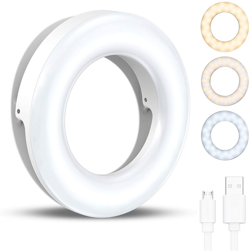 Portable LED Clip Ring Light 4 - Photography Lighting Overhead ulasan dan harga