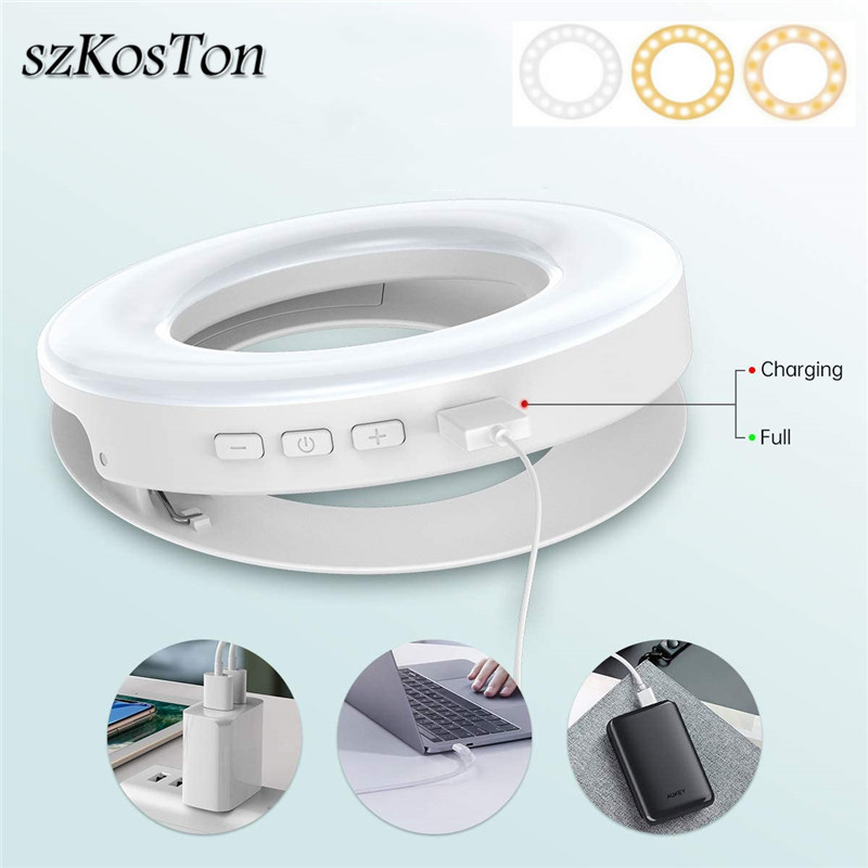 Portable LED Clip Ring Light 4 - Photography Lighting Overhead ulasan dan harga