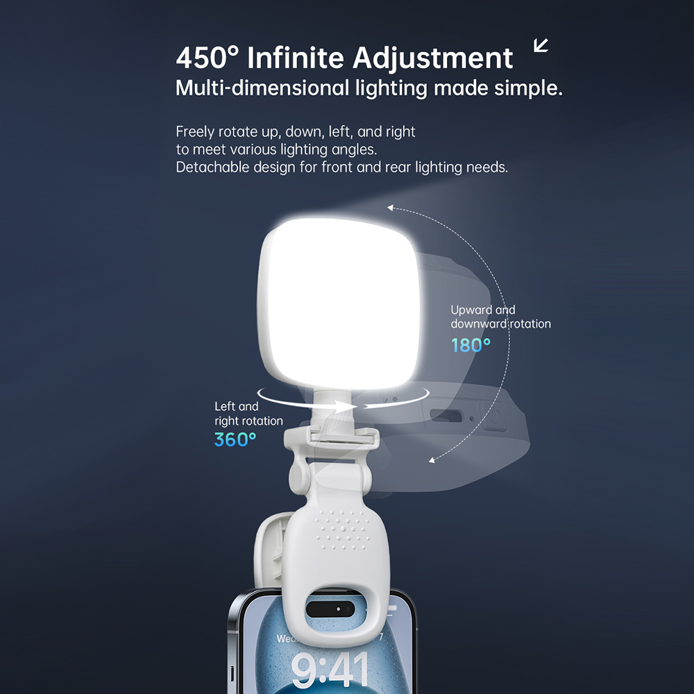 Portable Clip On Mini LED Self - Photography Lighting Patterns ulasan dan harga