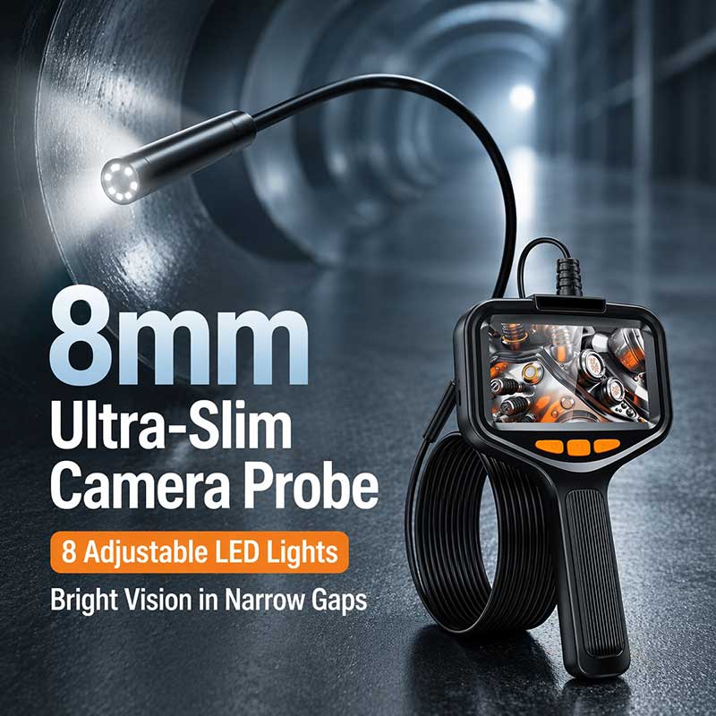 1080P HD Industrial Borescope  - Macro Photography Led Lighting ulasan dan harga