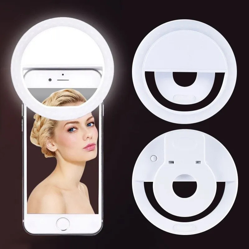 USB Rechargeable LED Selfie Ri - Photography Lighting Tent ulasan dan harga