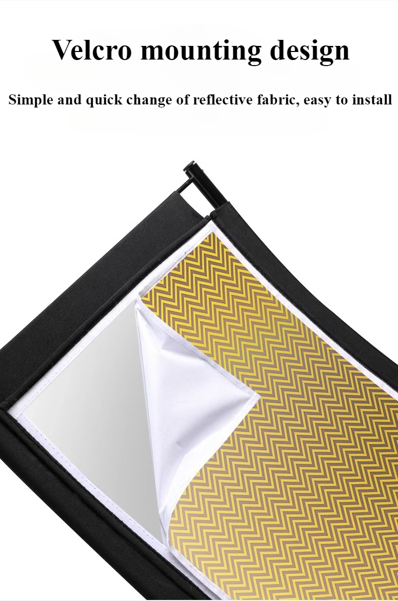 4-Color Cloth U-Type Reflector - Photography Lighting Type ulasan dan harga