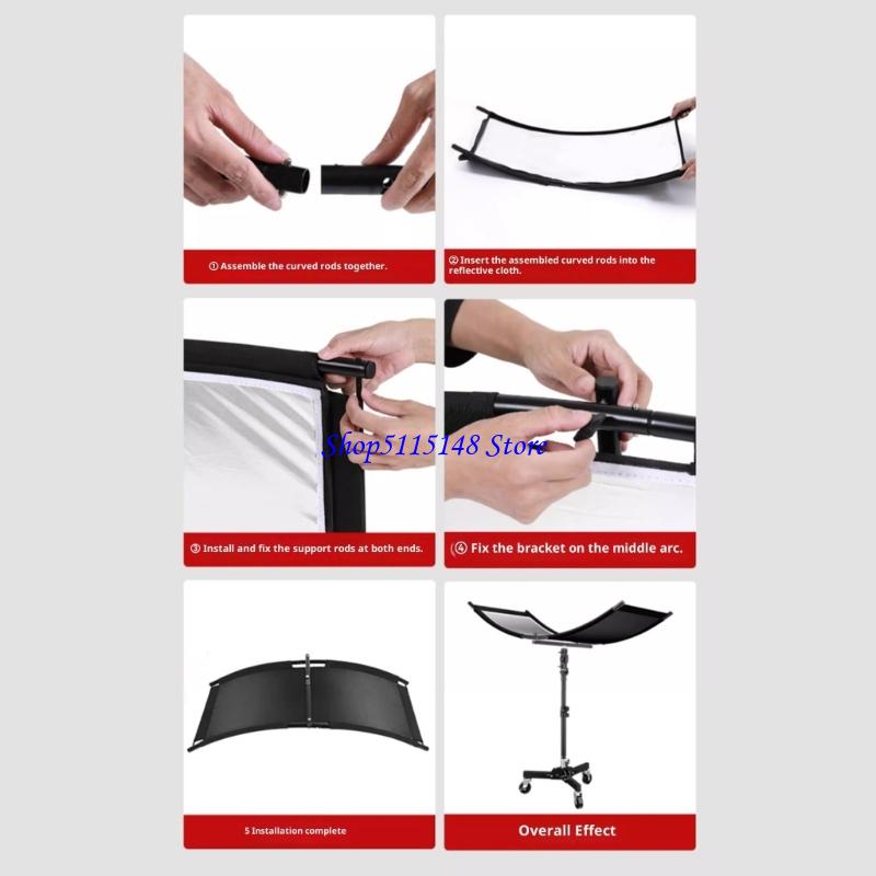 F3MA Compactly Curved Photogra - Photography Lighting Tools ulasan dan harga
