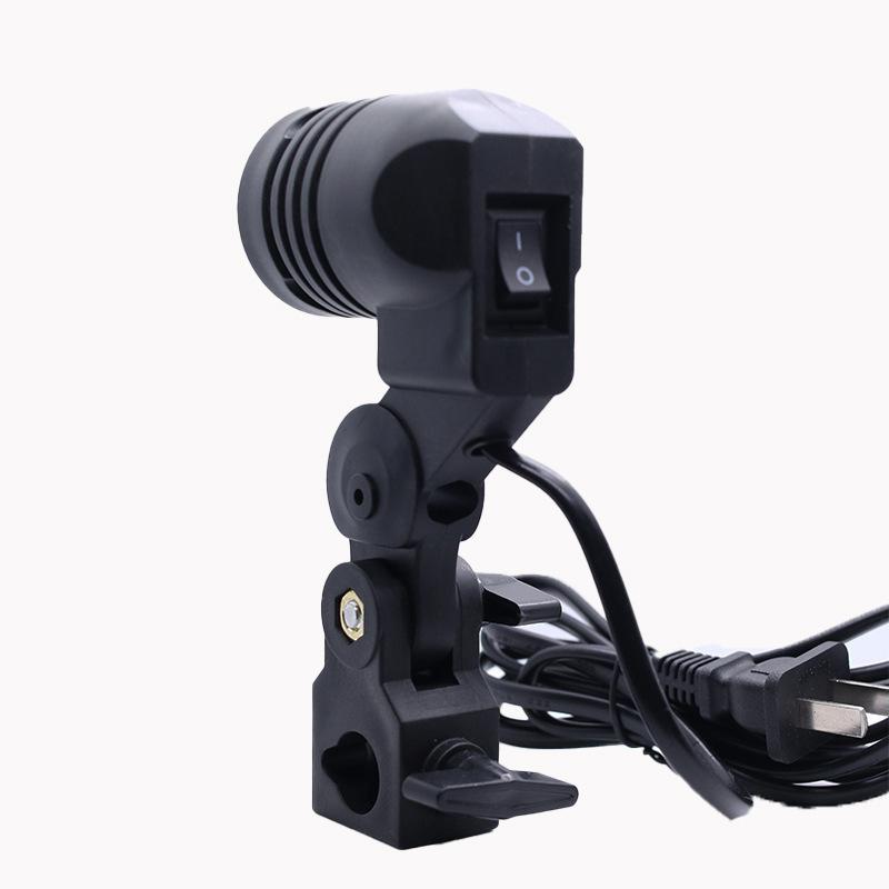Black 1.8M Cable Cord E27 Sock - Photography Lighting Tools ulasan dan harga