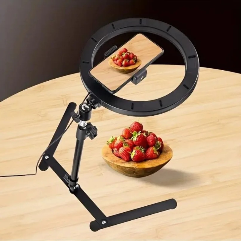Overhead Phone Mount with Ring - Photography Lighting For Food ulasan dan harga