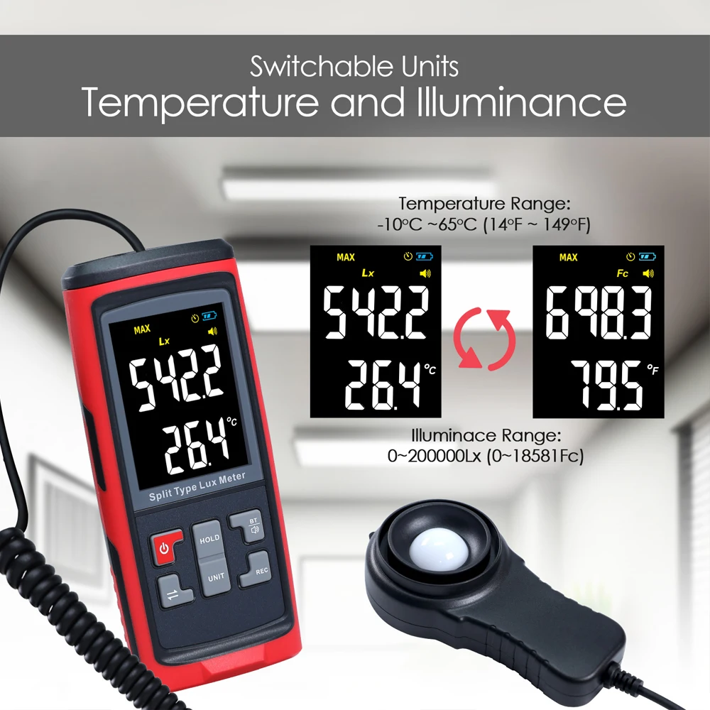 Digital Split Type Lux Light I - Photography Lighting Type ulasan dan harga