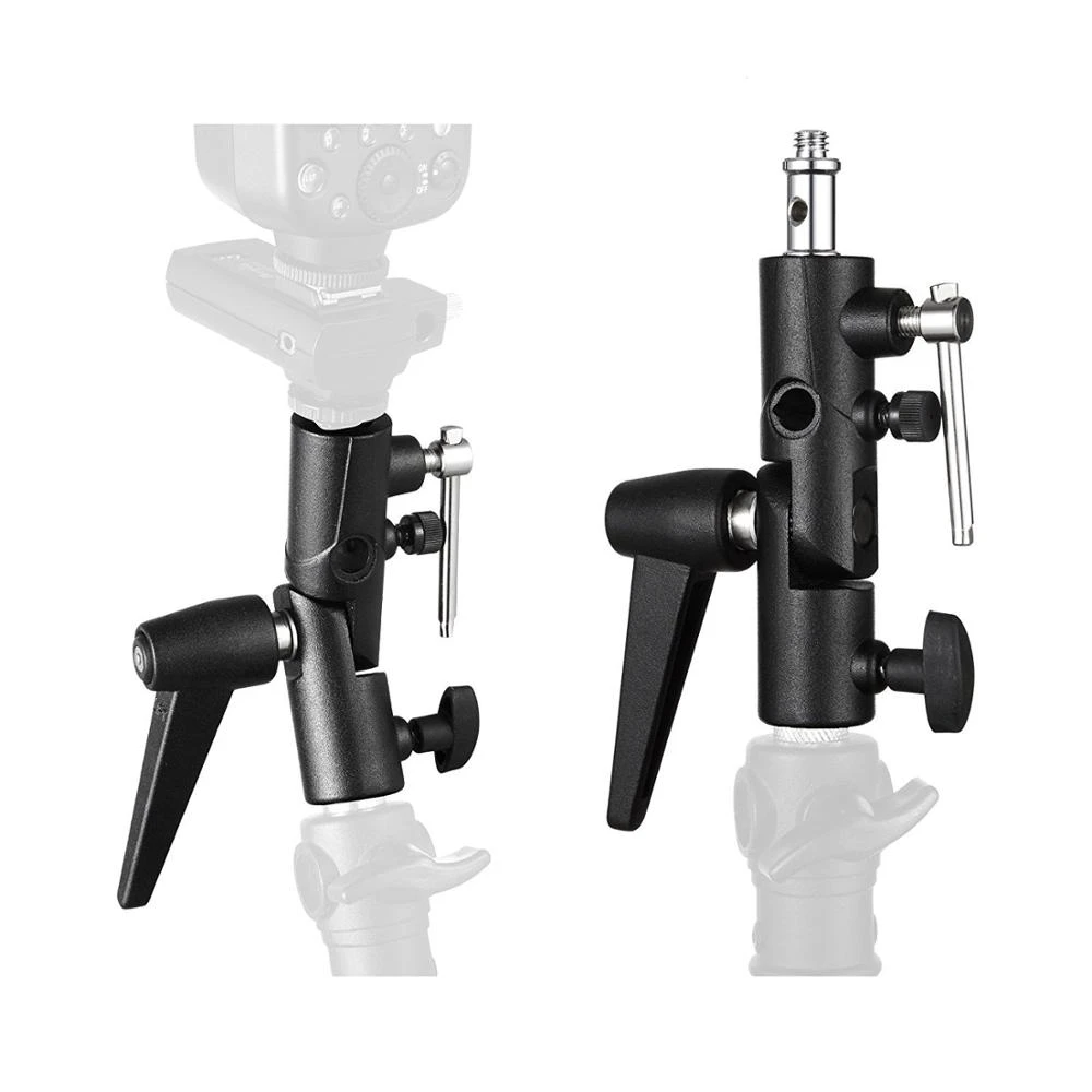 Flash Bracket Hot Shoe Umbrell - Photography Lighting Tools ulasan dan harga