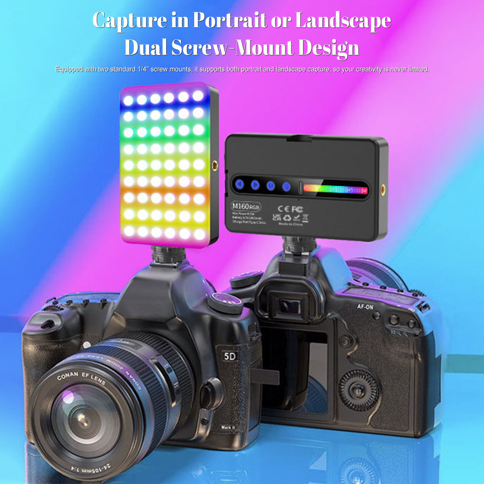 6.5W RGB LED Video Light 2700K - Photography Lighting Type ulasan dan harga