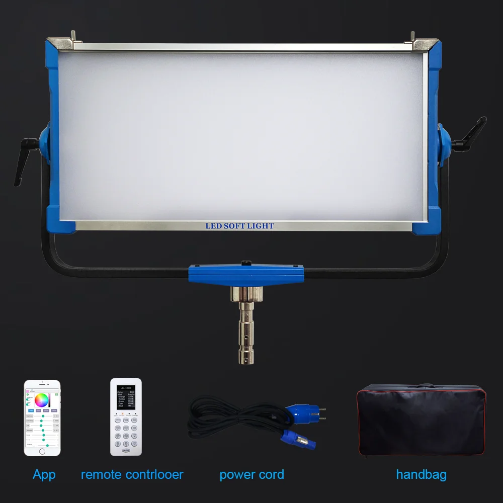 300W RGB LED Panel Lamp APP Co - Photography Lighting Ai ulasan dan harga