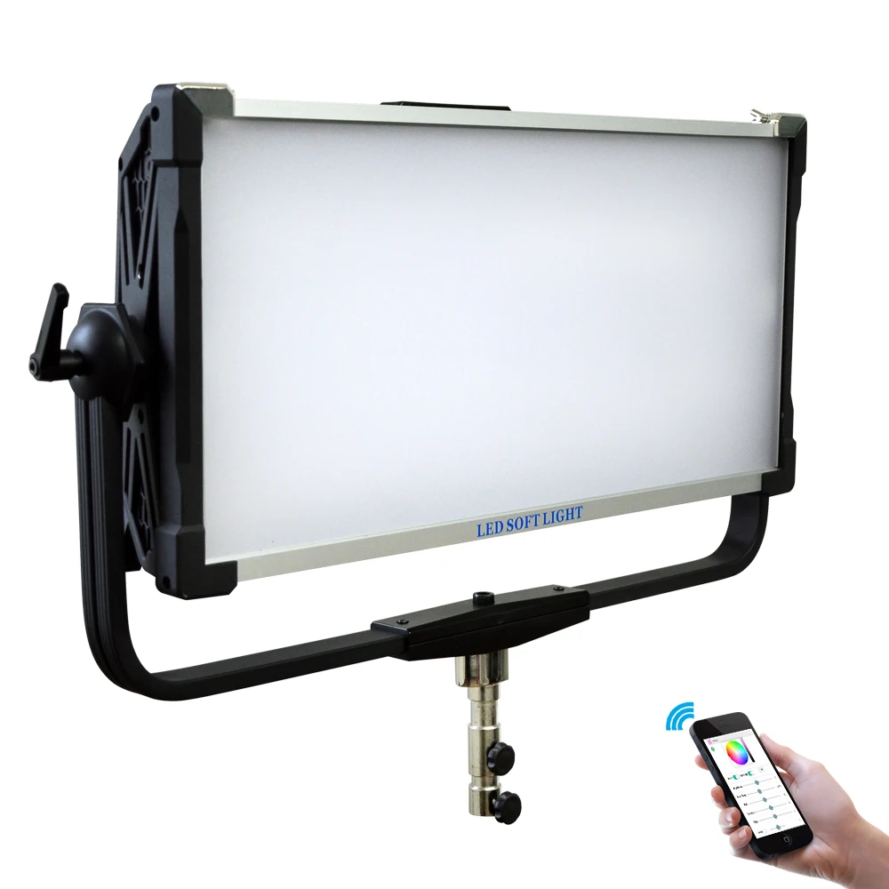 300W RGB LED Lamp Continue Sof - Photography Lighting Ai ulasan dan harga