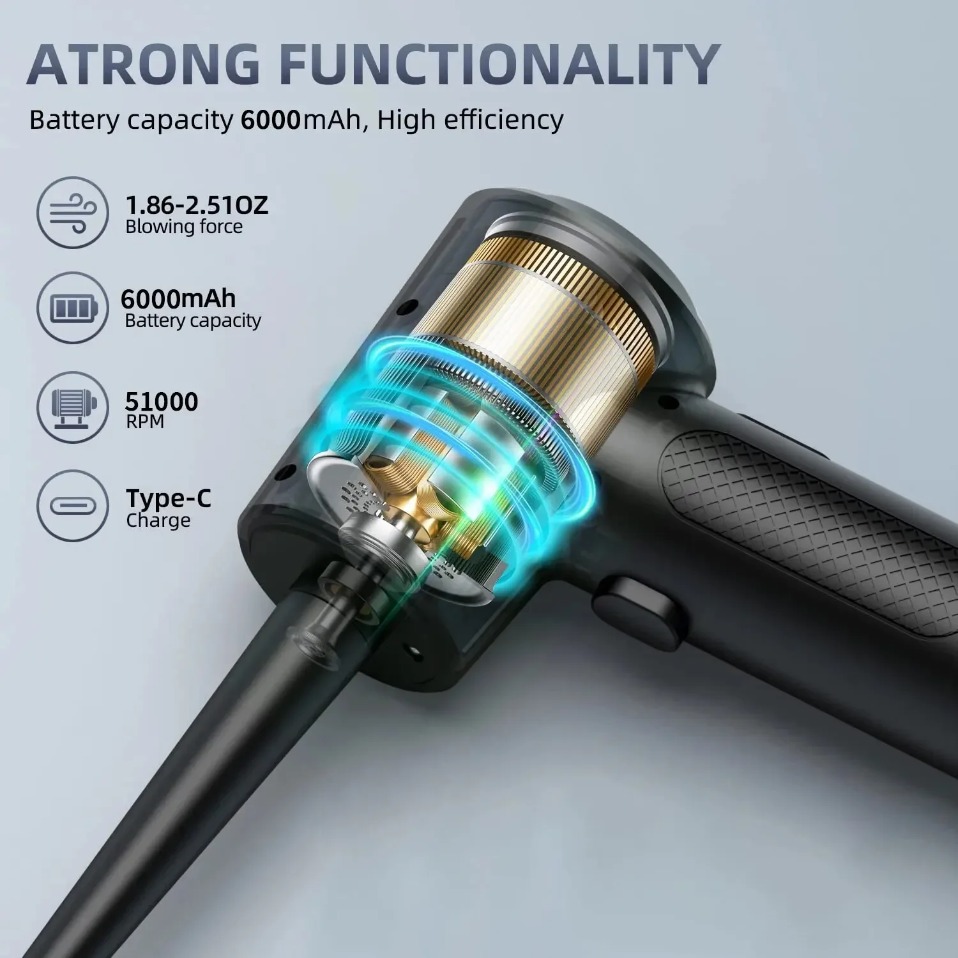 Electric Wireless Air Duster C - Photography Lighting Patterns ulasan dan harga