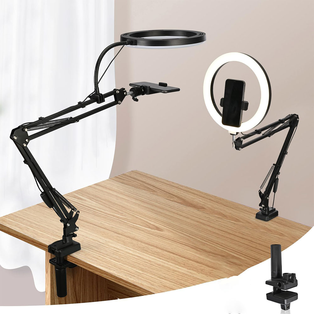 Ring Light with Stand and Phon - Photography Lighting Overhead ulasan dan harga