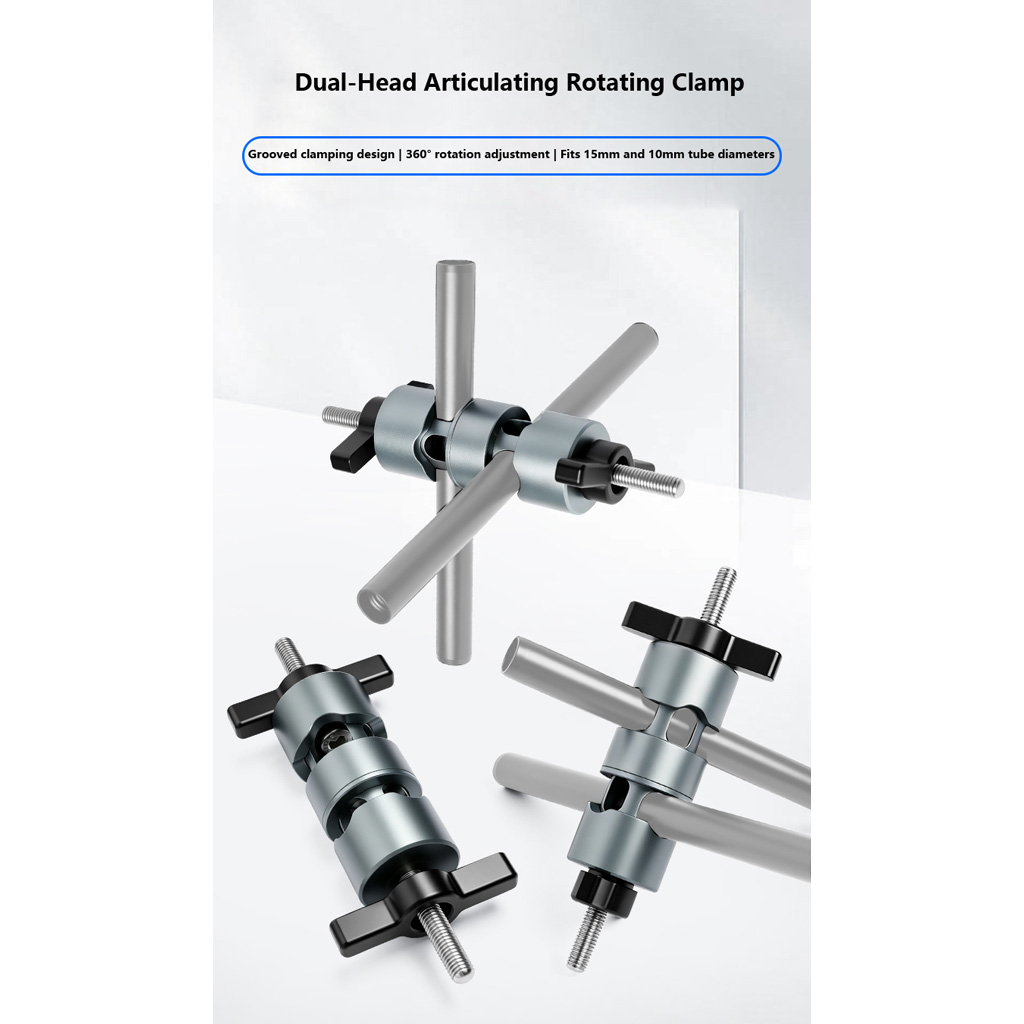 360° Rotating Dual-end Pipe Cl - Photography Lighting Tools ulasan dan harga