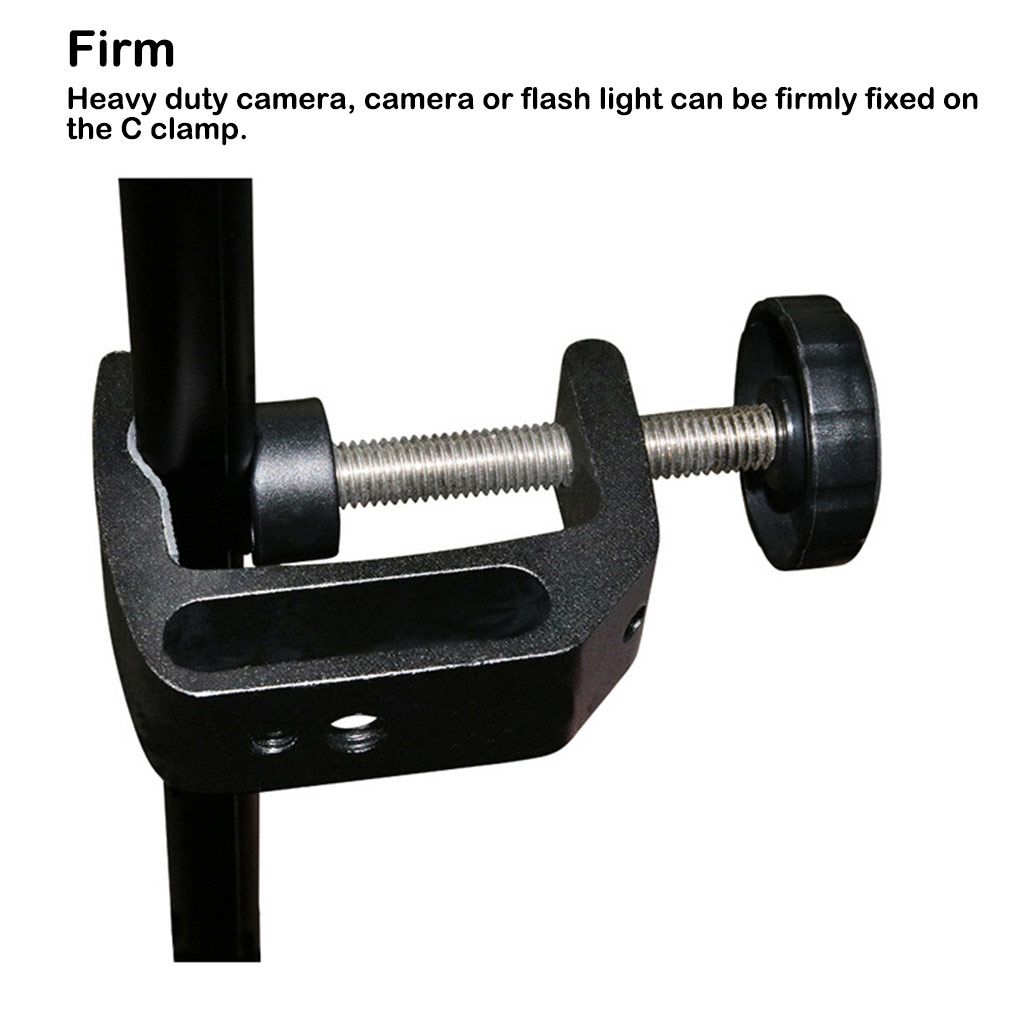 C- Shaped Clamp Aluminum Alloy - Photography Lighting Type ulasan dan harga