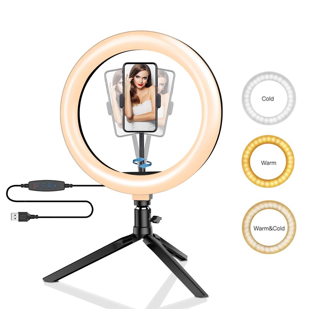 26cm 10 inch Led Ring Selfie L - Photography Lighting Tent ulasan dan harga