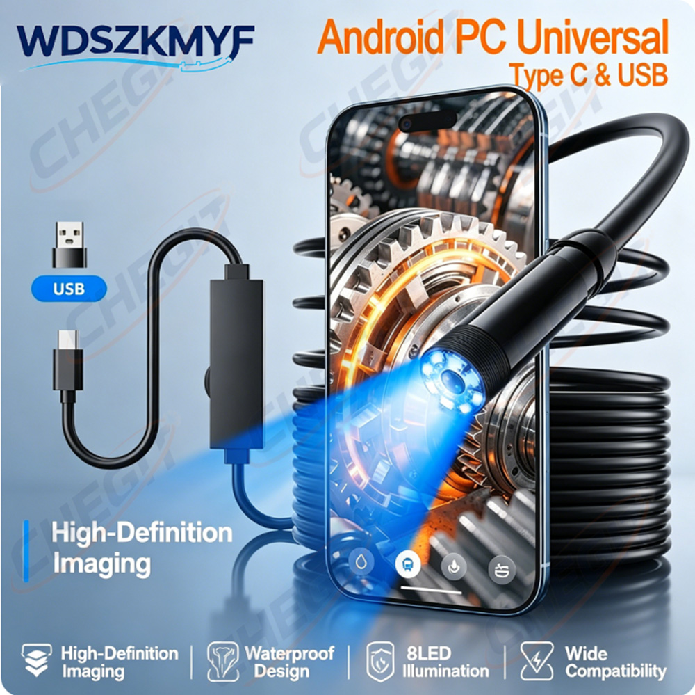 NEW USB Endoscope for OTG Andr - Macro Photography Led Lighting ulasan dan harga