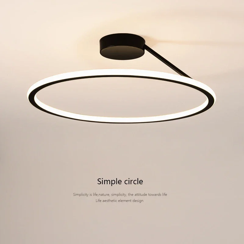 Modern Simple Circle Led Chand - Photography Lighting For Food ulasan dan harga