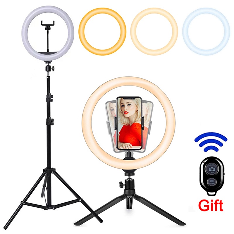 16/26/33cm LED Selfie Ring Lig - Photography Lighting Tent ulasan dan harga