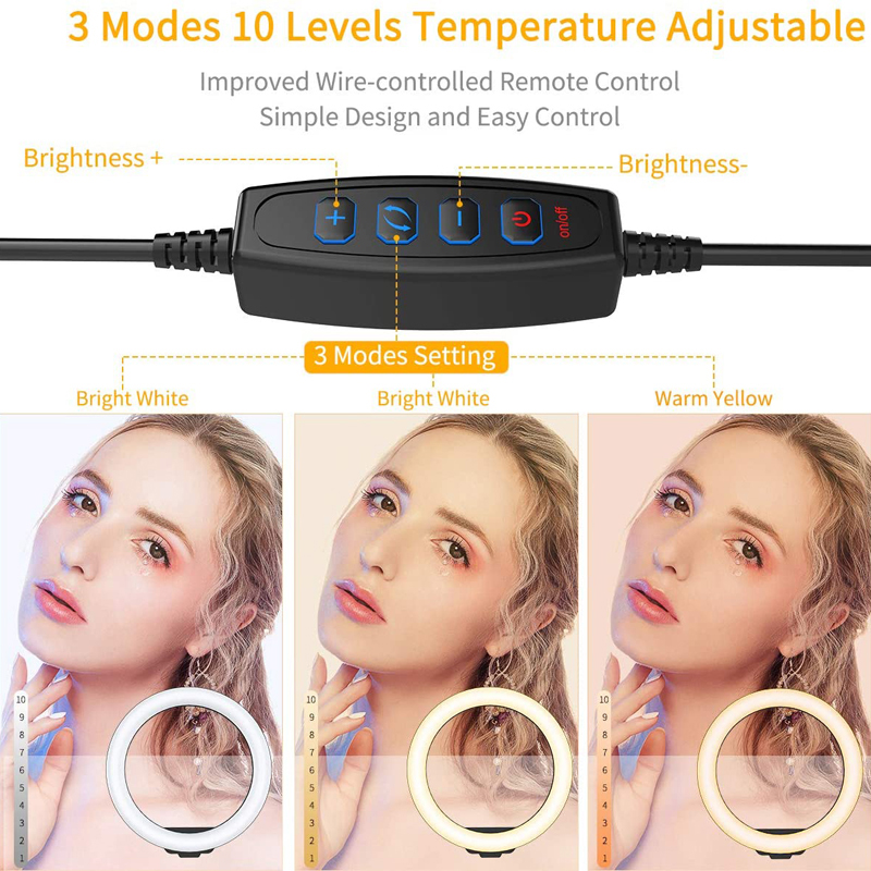 16/26/33cm LED Selfie Ring Lig - Photography Lighting Tent ulasan dan harga