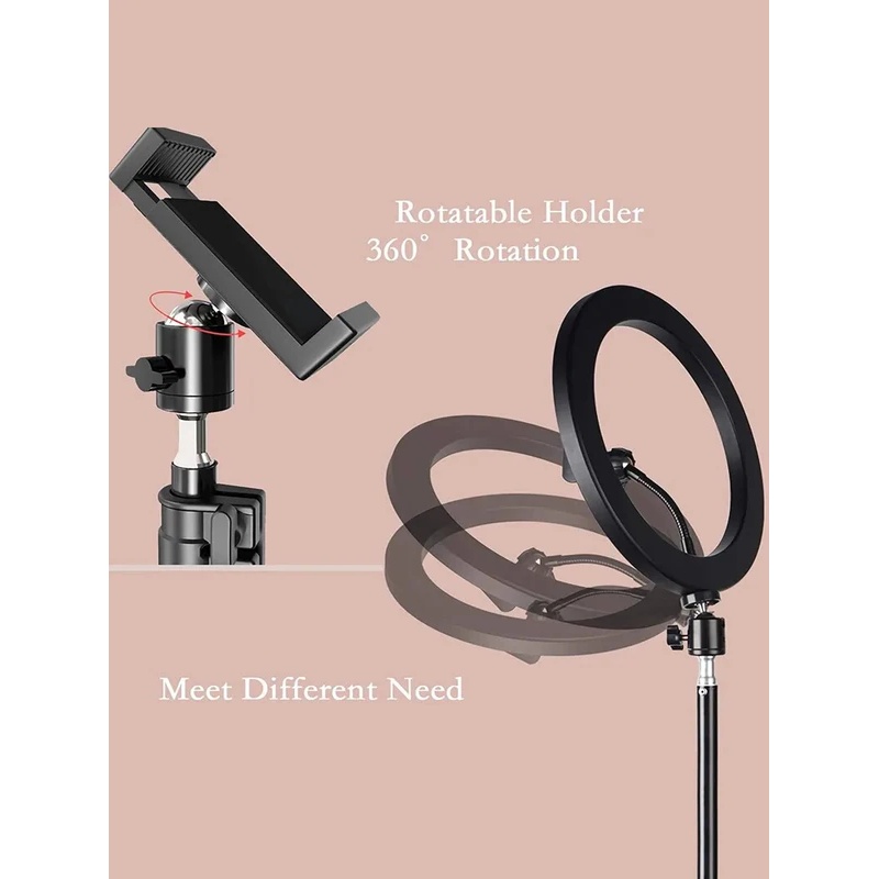 Desiontal 26cm Ring Light with - Photography Lighting Patterns ulasan dan harga