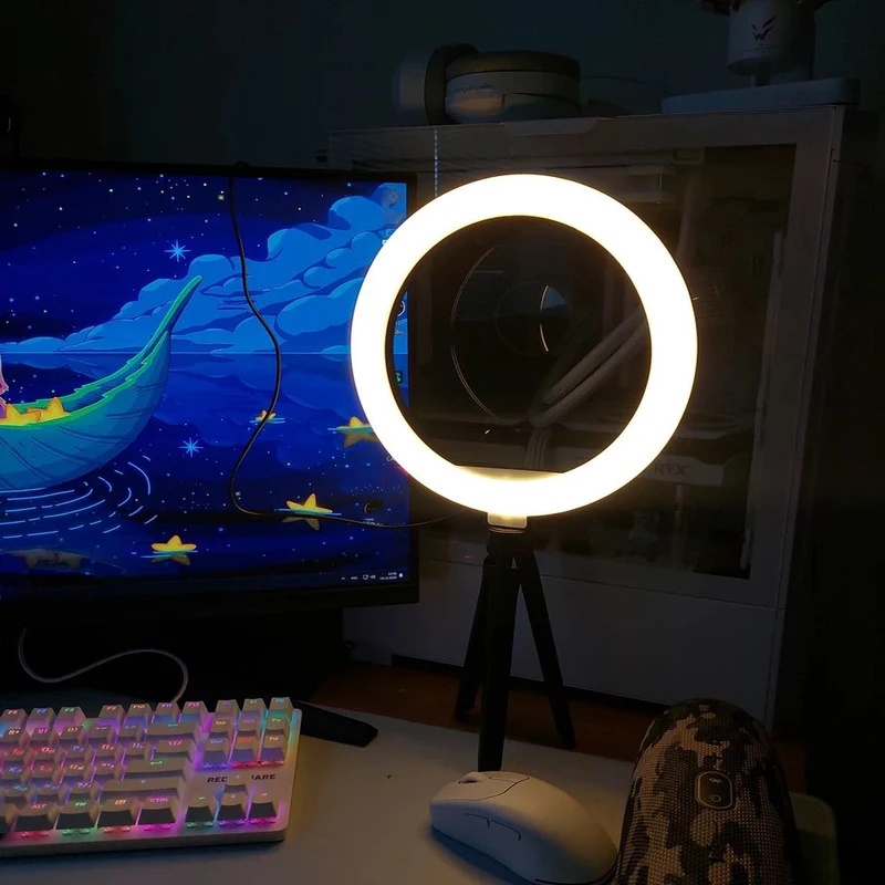 Desiontal 26cm Ring Light with - Photography Lighting Patterns ulasan dan harga