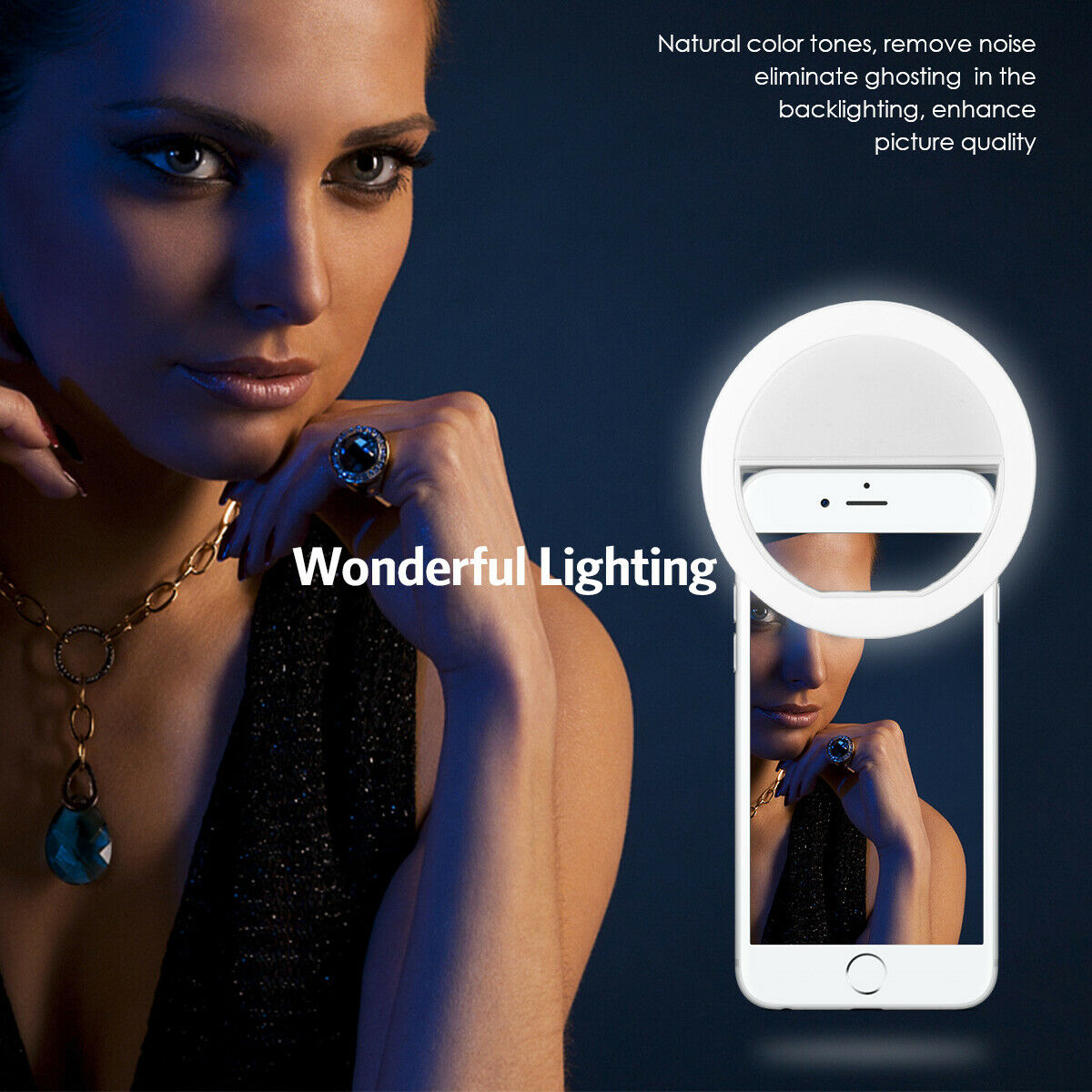 USB Charge Led Selfie Ring Lig - Photography Lighting Tent ulasan dan harga