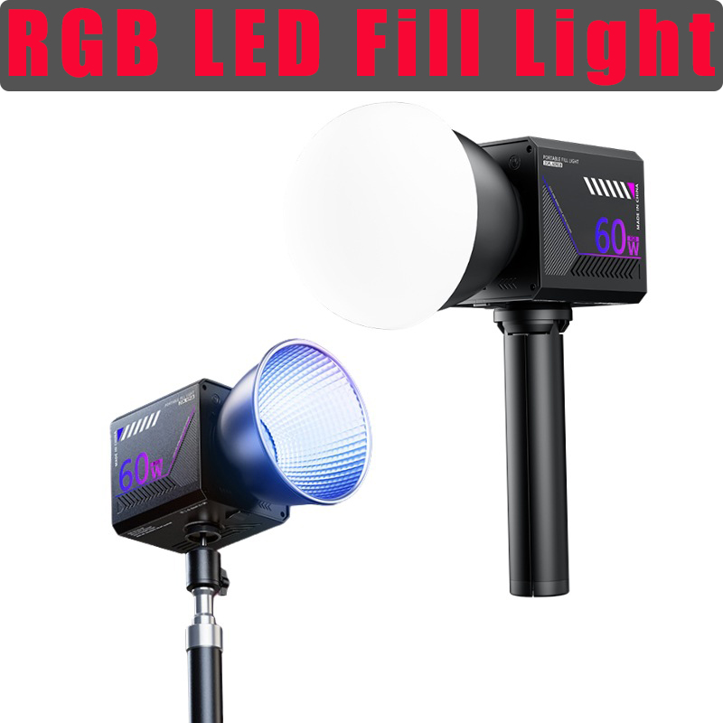 60W RGB Video Light Portable L - Photography Lighting Product ulasan dan harga