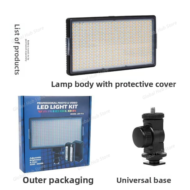 416 32W High-brightness Flat-p - Photography Lighting Tools ulasan dan harga