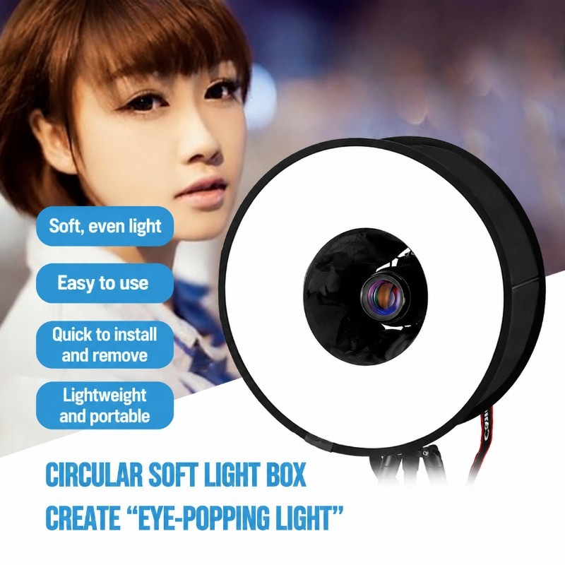 Foldable 45cm Ring‑flash Soft‑ - Photography Lighting Type ulasan dan harga
