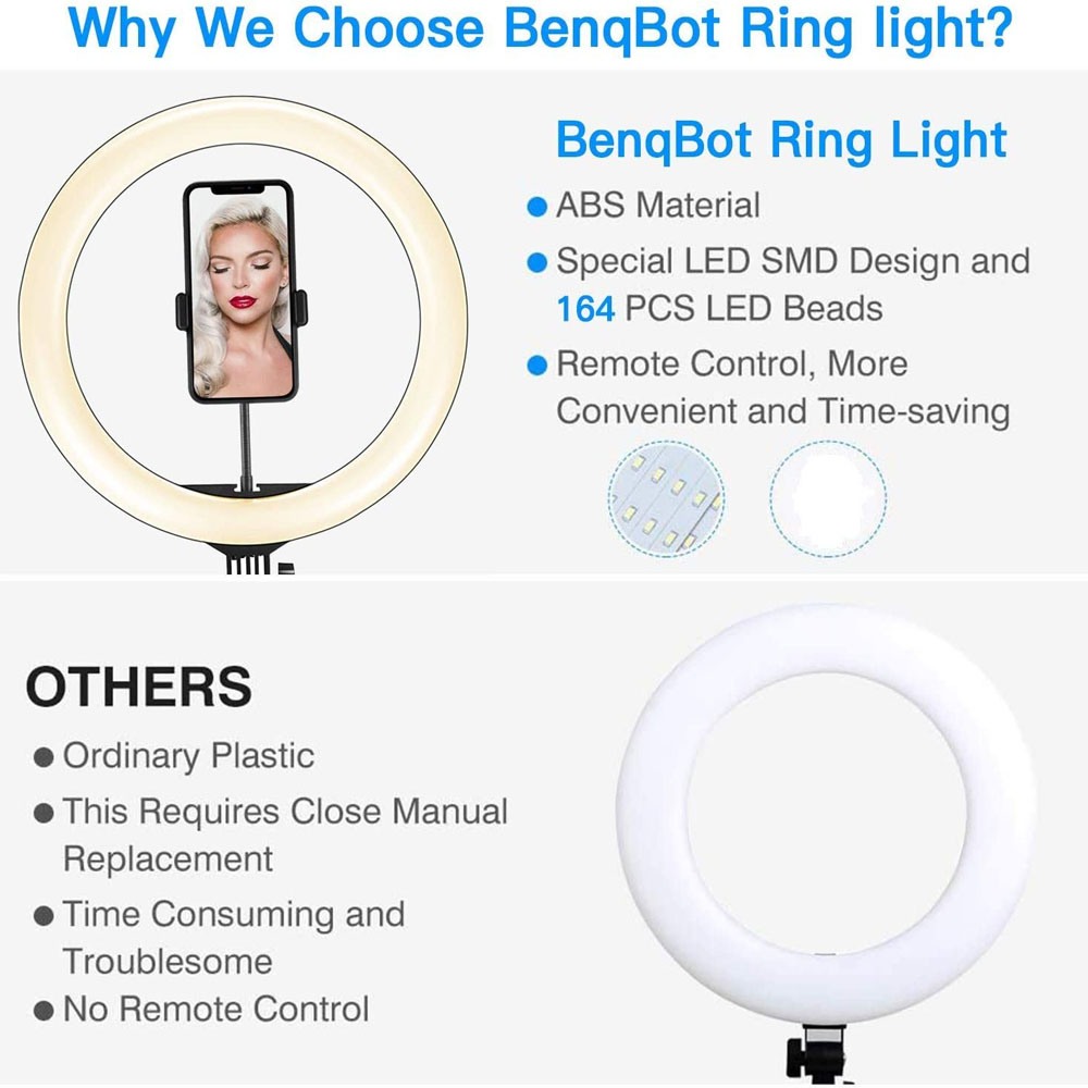 26 33CM Video Lights Dimmable  - Photography Lighting Overhead ulasan dan harga