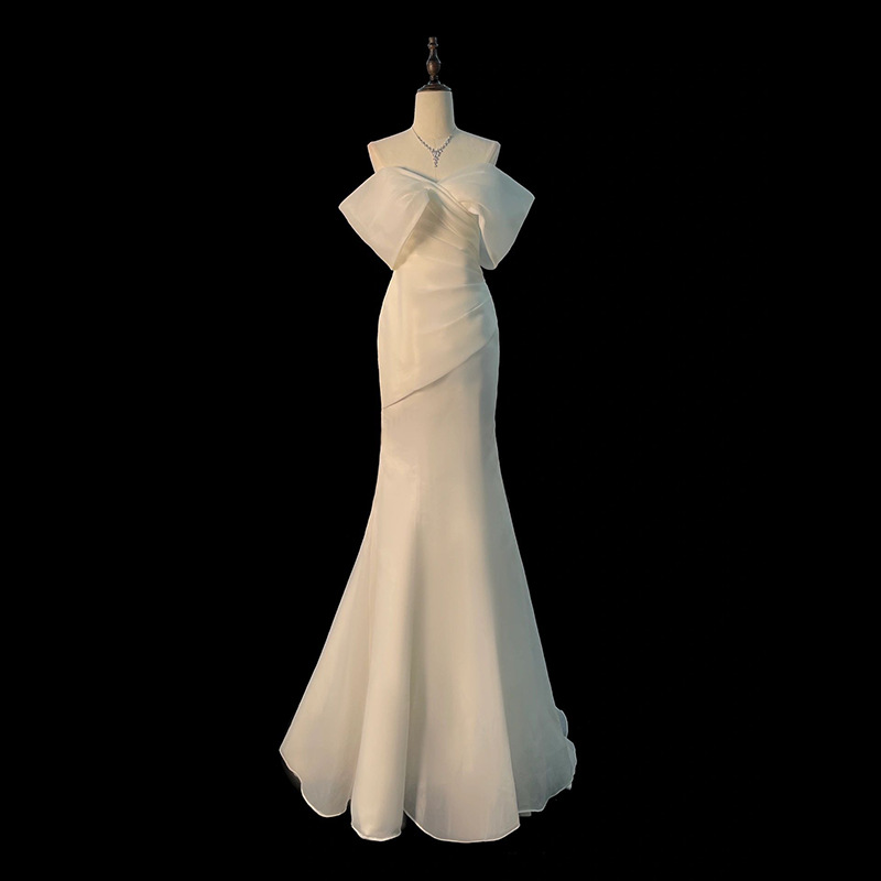 One Shoulder Satin Light Weddi - Photography Natural Lighting Basics ulasan dan harga